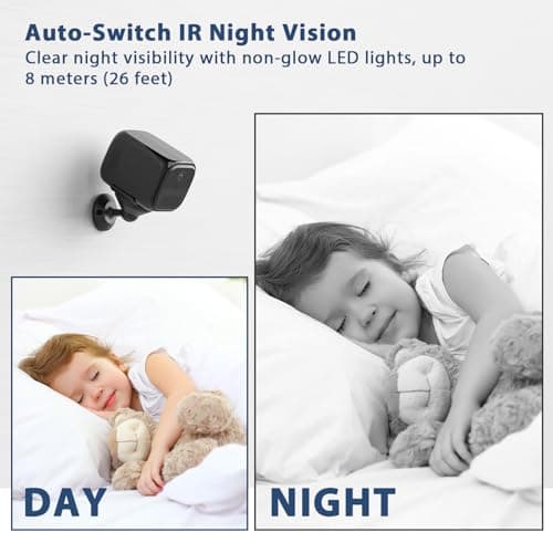 4G LTE Cellular Security Camera Wireless Indoor, No WiFi Security Camera with Auto Night Vision, Built-in SIM Card, 20 Day Standby Battery, PIR Motion, Local/Cloud Storage, Portable Cam for Travel 5