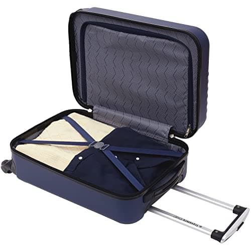 Travelers Club Cosmo Luggage, Navy Blue - 20 Inch, 20-Inch 6