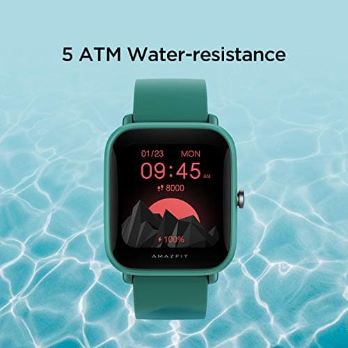 Amazfit Bip U Pro Smart Watch with Alexa Built-in for Men Women, GPS Fitness Tracker with 60+ Sport Modes, Blood Oxygen Heart Rate Sleep Monitor, 5 ATM Waterproof, for iPhone Android Phone (Green) 7