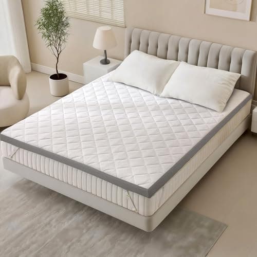 Extra Firm Mattress Topper Twin XL Size, 3 Inch High-Density Foam Bed Topper for Extra Support, Pain Relieving Foam Mattress Pad with Removable Cover, No Smell, CertiPUR-US Certified, 80"x 38"