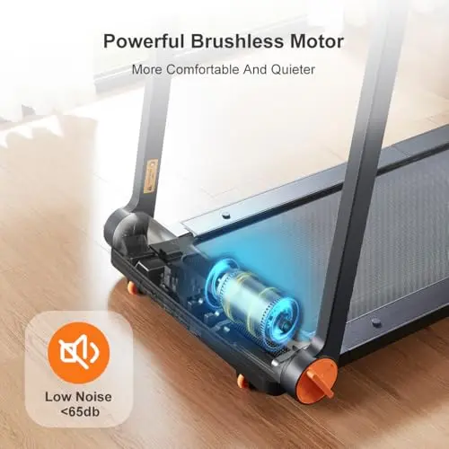 WALKINGPAD MC11 Folding Treadmill for Home, Extended Belt, Compact Running Machine with 7.5 mph Max Speed, No Assembly Needed 5