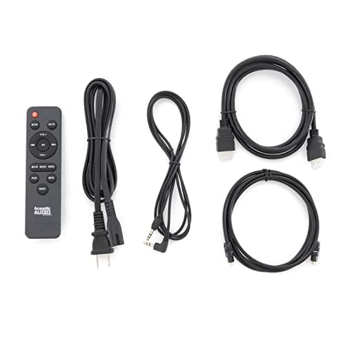 Acoustic Audio by Goldwood 2.1 Channel Sound Bar for TV with Built in Subwoofer, 36 Inch Surround System, HDMI, ARC, and Bluetooth, Black 7