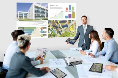 Epson PowerLite W49 LCD Projector - 16:10 - Ceiling Mountable 6