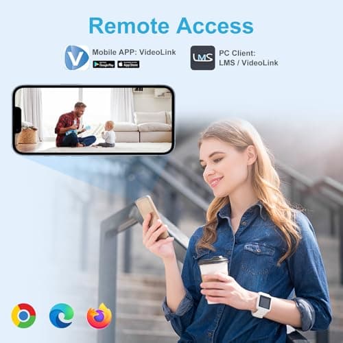 Anpviz 4MP PoE IP Turret Camera with Microphone/Audio, IP Security Camera Outdoor Indoor, Night Vision 50ft, Waterproof IP66, 110° Wide Angle 2.8mm Lens, 24/7 Recording, NDAA Compliant (U Series) 5