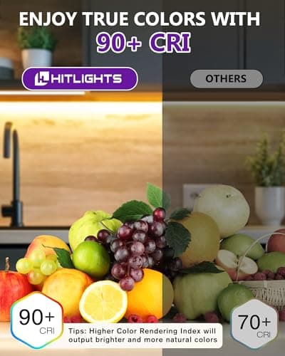 Outdoor COB LED Strip Lights Waterproof 3000K, 16.4ft IP67 24V Tape Light Warm White High Density, 2560 LEDs, 305 LM/FT, CRI 90+, Lighting for Backyard, Garden, UL Listed (Power Source Not Included) 6