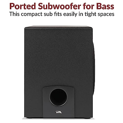 Cyber Acoustics CA-3090 2.1 Speaker System with Subwoofer with 18W of Power – Easy Setup and Convenient Controls, Great for Music, Movies, and Gaming 7