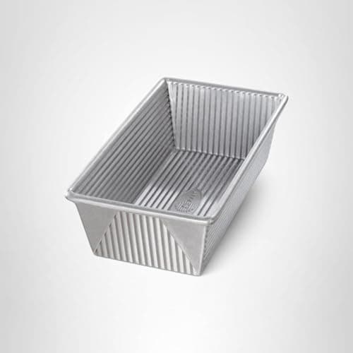 USA Pan 1145LF Bakeware Aluminized Steel 1.25 Lb Loaf Pan, Medium, Silver 10