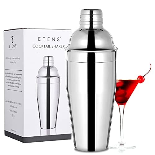 Etens Bar Cocktail Shaker, 24 oz Martini Shaker Drink Mixer with Built-In Strainer for Bartending – Stainless Steel Bartender Shakers for Mixed Drinks Margarita Alcohol Liquor Barware Tools 6