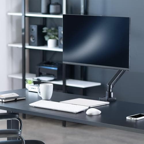 VIVO Premium Aluminum Full Motion Single Ultrawide Monitor Desk Mount Stand with Lift Engine Arm, Fits Screens up to 40 inches, STAND-V101BB 7