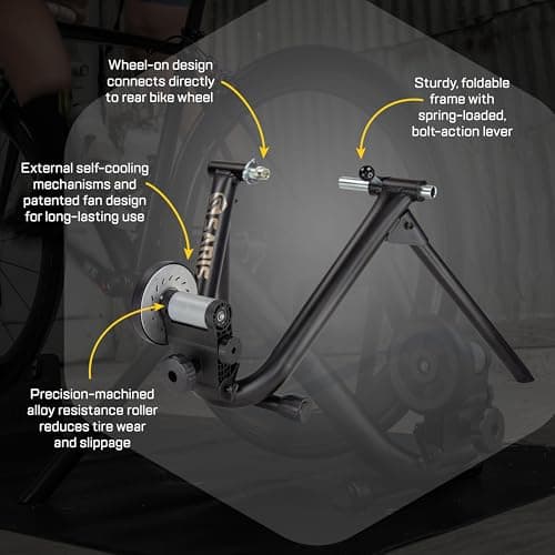 Saris Magnetic Indoor Bike Trainer, Magnetic Resistance, Compatible with Zwift App 6