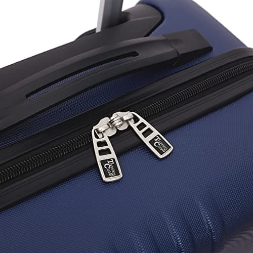 Travelers Club Cosmo Luggage, Navy Blue - 20 Inch, 20-Inch 7