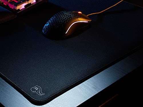 Glorious XL Heavy Gaming Mouse Mat/Pad - Stealth Edition - Extra 5mm Thick, Stitched Edges, Black Cloth Mousepad | 16"x18" (G-HXL-Stealth) 8