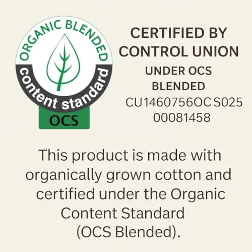 Waterproof Organic Mattress Protector Full Size – Soft OCS Certified Organic Cotton Surface – Noiseless & Breathable 250 GSM Pad Cover – Deep Pocket Fitted Design 8