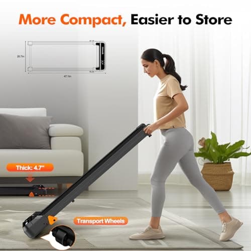 Foldable Treadmill with Auto Incline - Vitalwalk Commercial 48"x18" Wide Running Belt, 20% / 15% Incline, 10MPH, 3.5HP Brushless, Walking Pad Treadmill for Home, Auto Folding, No Installation, 350LBS 6