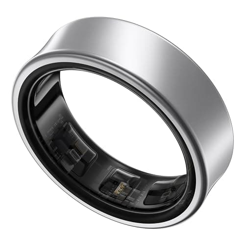 SAMSUNG Galaxy Ring, AI Smart Ring, Size First w/Sizing Kit, No App Subscription, Fitness Monitor, Sleep Tracker, Up to 7-Day Battery, Size 7, Titanium Silver [US Version, 1Yr Manufacturer Warranty]