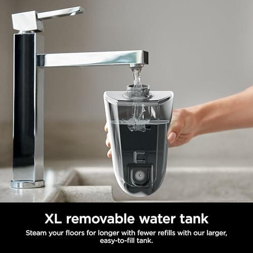 Shark SteamSpot Steam Mop with Steam Blaster Technology, 3 Steam Modes, 2 Washable Pads, XL Removable Water Tank, Lightweight, Steam Cleaner for sealed Hard Floors, Hardwood, Tile, Laminate, S2001 6