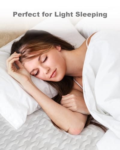 Slumbrae 4 Inch Full XL Mattress Topper, 40D High-Density Memory Foam Mattress Topper Full Extra Long for Dorm Beds, 320GSM Bamboo Viscose Cover Non-Slip Washable College Bed Topper, White 6