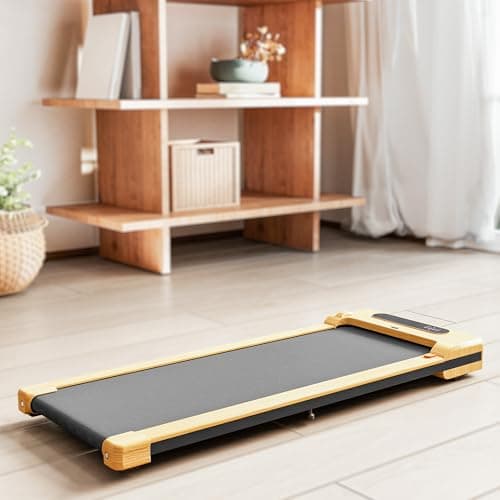 Soozier Walking Pad, 2.5HP Under Desk Treadmill with Remote Control, Transport Wheels and LED Display, Quiet Walking Jogging Machine for Home Gym Office, 264 lbs Capacity, Installation-Free 8