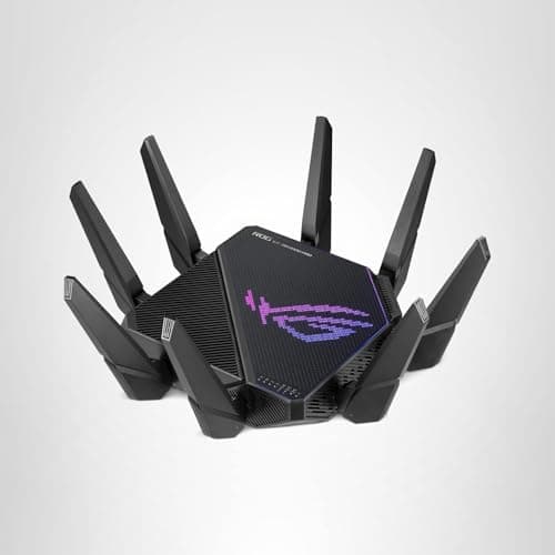 ASUS ROG Rapture GT-AX11000 Pro Tri-Band WiFi 6 Extendable Gaming Router, 10G & 2.5G Ports, ASUS RangeBoost Plus, Triple-Level Game Acceleration, Subscription-Free Network Security, AiMesh Compatible 7