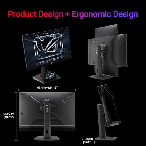 ASUS ROG Strix 27” 1080P USB-C Gaming Monitor (XG279CNS) - Full HD, IPS, 380Hz, 0.3ms, Extreme Low Motion Blur Sync, DisplayHDR™ 400, Tripod Socket, DisplayWidget Center, 3 yr Warranty 6