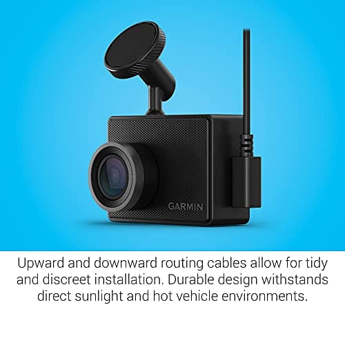 Garmin G010-N2505-00 Dash Cam 47 1080p 140-degree Field of View GPS Dash Cam Black - Certified (Renewed) 5