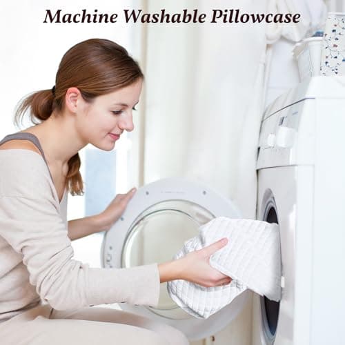 SAHEYER Side Sleeper Pillow with Arm Hole, Memory Foam Multi-Angle Armholes Pillow for Many Sleeping Positions, Ergonomic Support Pillow for Neck - Light Grey 7