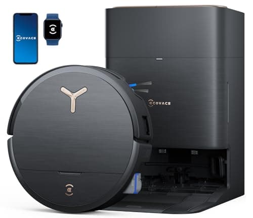 ECOVACS DEEBOT X9 PRO Omni Robot Vacuum and Mop, 16,600Pa Suction, OZMO Roller Self-Washing Mop, ZeroTangle 3.0, Triple Lift System, AI Navigation, Hands-Free Station