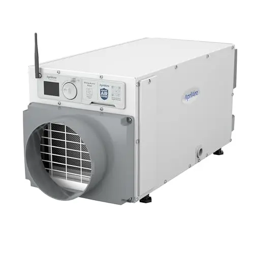 AprilAire E070W Wi-Fi Dehumidifier – 70 PPD for Crawl Spaces, Basements, Whole Houses up to 2,200 Sq. Ft., Part of the AprilAire Healthy Air System
