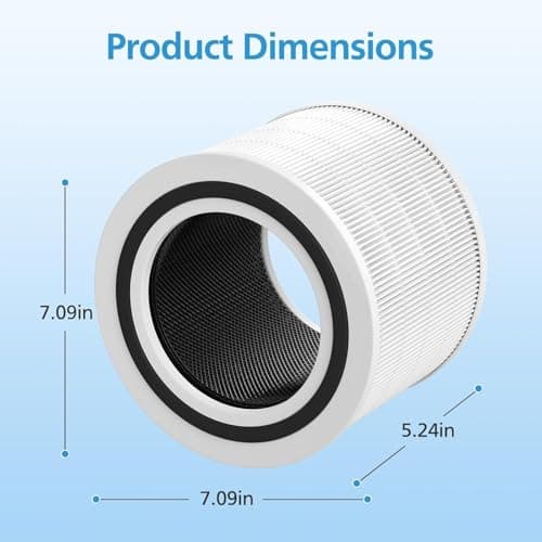 Core 200S-P Replacement Filter Compatible with LEVOIT Core 200S Smart WiFi Air PuriFier, Core 200S-RF Air Filter, 2 Pack 9