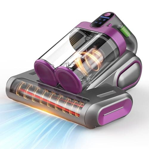 XIAOLANG Bed Mattress Vacuum Cleaner Cordless 16Kpa Handheld Vacuum, Vacuum Cleaner with 253.7nm UV-C Light,HEPA Filter & Ultrasonic, Portable Vacuums for Sofa Bed Couch Crib Gifts for Women her Man