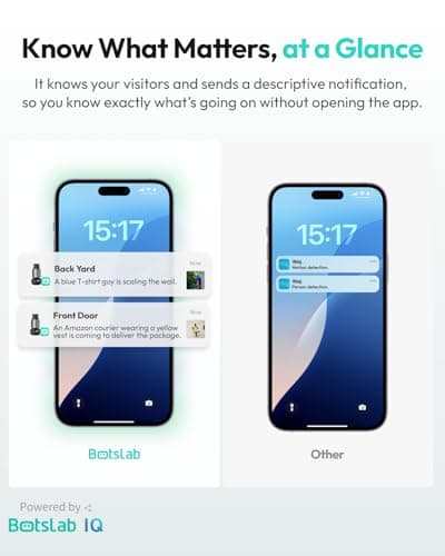BOTSLAB Security Cameras Wireless Outdoor, 4 Cam-Kit, 4K Color Night Vision, Solar Security Camera System with 360° PT, No Monthly Fee,32GB Local Storage Base Station,AI Recognition,DIY Installation 8