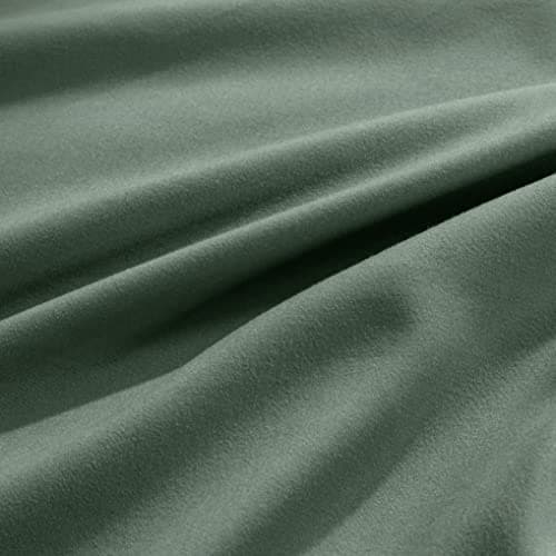 Aormenzy Microfiber Pillow Cases - Standard Size Set of 2-1800 Thread Count Ultra Soft Green Pillowcases - Wrinkle Resistant Pillow Covers with Envelope Closure - 20" x 26" 8