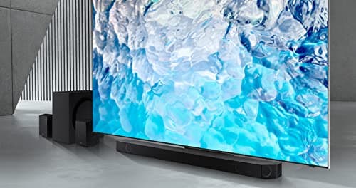 SAMSUNG HW-Q990B/ZA 11.1.4ch Soundbar w/ Wireless Dolby Atmos / DTS:X, Rear Speakers, Q Symphony, SpaceFit Sound+, Airplay 2, Adaptive Sound, Game Pro Mode, Alexa Built-In, 2022 6