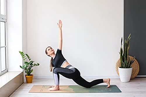 Satori Concept Cork Yoga Mat with Natural Rubber Base, Extra Size, Thickness and Support, Excellent Cushion & Grip, Non-Slip, Non-Toxic, Sweat-Resistant, Sustainable, Eco-friendly Excercise Mat (CYM_Mountain) 6