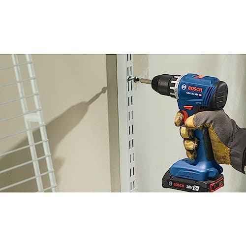 Bosch GSR18V-400B12 18V Compact Brushless 1/2 In. Drill/Driver Kit with (1) 2 Ah Standard Battery 8