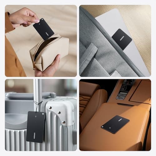 UGREEN FineTrack Slim Wallet Tracker Card (iOS Only), Bluetooth Tracker Card Finder 0.07in &IP68 Waterproof &One Charge Lasts A Year, Work with Apple Find My Rechargeable Tracker[Apple MFi Certified] 8