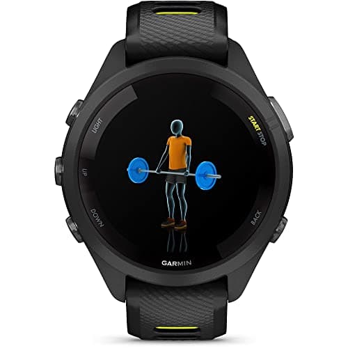 Garmin Forerunner 265S Running Smartwatch, Colorful AMOLED Display, Training Metrics and Recovery Insights, Black and Amp Yellow, 42 mm (Renewed) 8