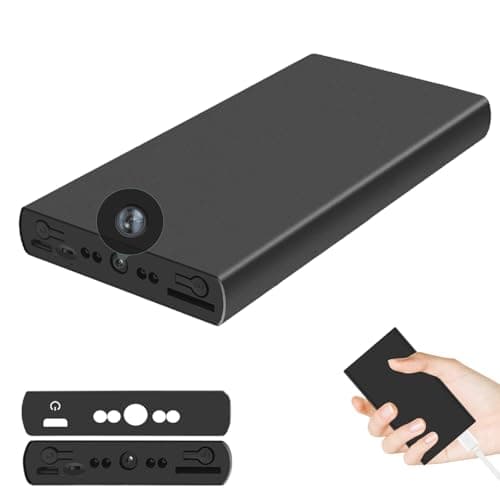 MINGYY Hidden Camera Spy Camera No WiFi Needed Nanny Cam Portable Mini Cameras 20 Hours Continuous Record for Home Security with Night Vision Motion Detection Gravity Sensor 1080P HD No Audio