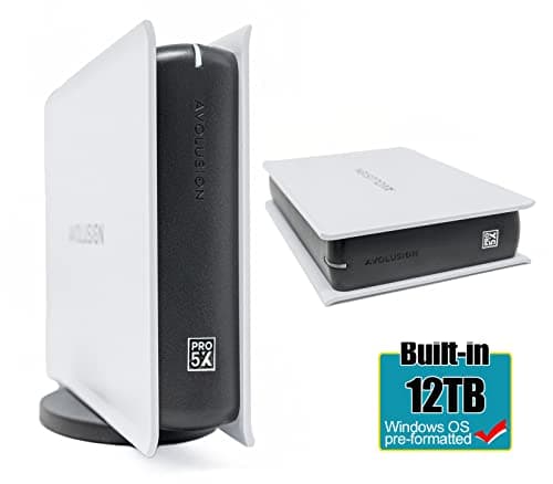 Avolusion PRO-5X Series 12TB USB 3.0 External Hard Drive for WindowsOS Desktop PC/Laptop (White) (Renewed) 5