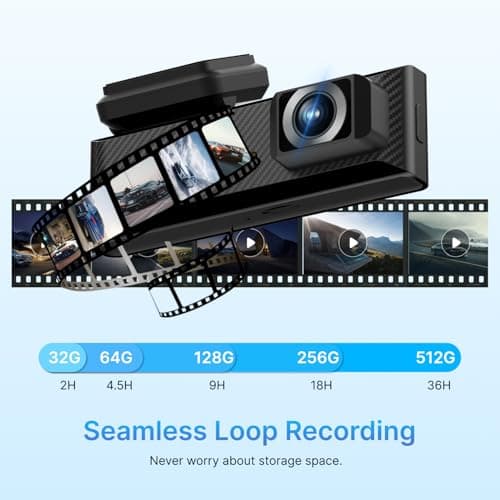 Miofive Smart Dash Cam, 2160P UHD Dash Camera for Cars, Mini S Car Camera with Wi-Fi, GPS, WDR, Night Vision, G-Sensor, App, Loop Recording, Parking Monitor, Time-Lapse 7