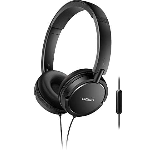 Philips Over-Ear Wired Headphones with Microphone, Stereo Sound, Corded with 3.5mm Jack, Plug-in for Phones, Computers, Laptops
