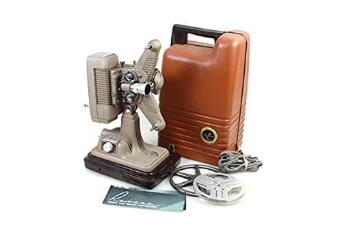 PHOTOGRAPHY Movie Projector 8MM W Working Bulb 2 TAKE-UP REELS & Manual in CASE