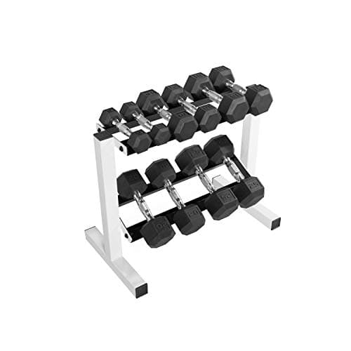 CAP Barbell White 24" Dumbbell Storage Rack 5