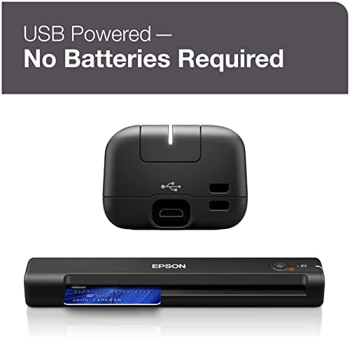 Epson WorkForce ES-50 Portable Sheet-Fed Document Scanner for PC and Mac 7