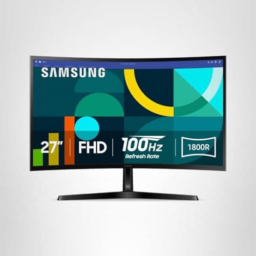Samsung 27" Essential S3 (S36GD) Series FHD 1800R Curved Computer Monitor, 100Hz, Game Mode, Advanced Eye Comfort, HDMI and D-sub Ports, LS27D366GANXZA, 2024 15