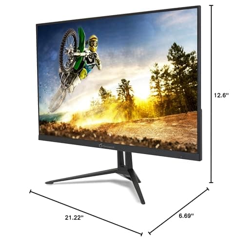 AOPEN by Acer 24KG3Y M3bip 23.8” Full HD 1920 x 1080 Ultra-Thin Gaming and for Work Monitor | AMD FreeSync Premium Technology | 180Hz | 1ms TVR | sRGB 99% | VESA Mountable | Display Port & HDMI Port 14