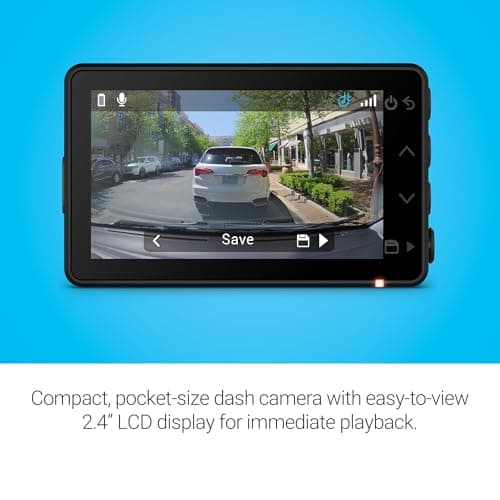 Garmin Dash Cam™ X110, Compact 1080p HD Dash Cam with a 140-degree Field of View, Built in Clarity™ Polarizer, Voice Controlled, GPS, 2.4” Display, Automatic Recording 5