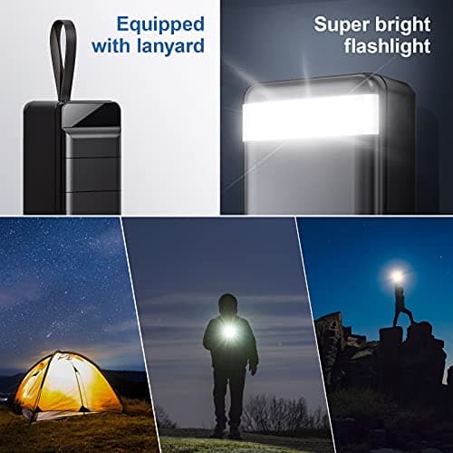2 Pack Portable Charger Power Bank 60000mAh Fast Charging 22.5W PD4.0 & QC 4.0 with USB C Battery Pack Charger Portable High Capacity Portable Phone Charger Power Bank for iPhone, Samsung Galaxy etc 6