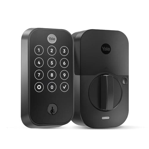 Yale Security Lock 2 Touch, Black Biometric Fingerprint Door Lock with Keypad, Unlock with Your Code or Your Fingerprint (No Wi-Fi), YRD420-F-BLE-BSP