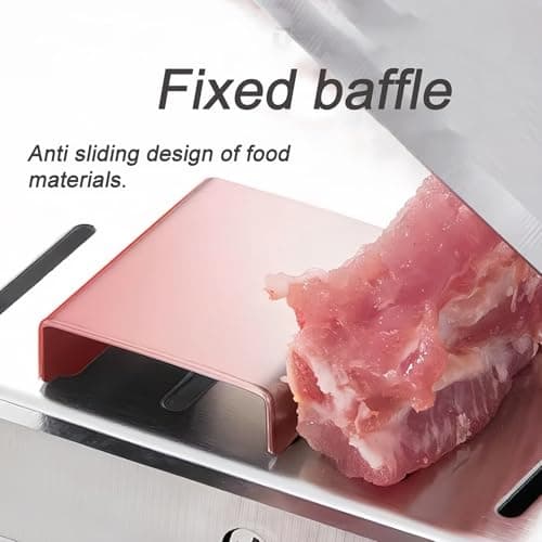 YOUMEHE 20 Inches - Stainless Steel Bone Cutter, 2 Sharp Blades-Replaceable blades, Meat Cutter for Frozen Chicken Fish or Steak, Manual Meat Slicer, Home and Commercial Cooking 5